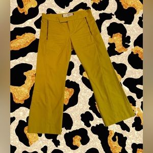 🛍️MARNI 🛍️ FLASH SALE $30 MARNI Cropped Flare Leg Trousers Pants Mustard